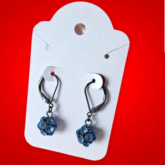 Contemporary Pierced Dangle Earrings Lot of 10 Faux Pearl, Faceted Glass, Beaded - Picture 4 of 11